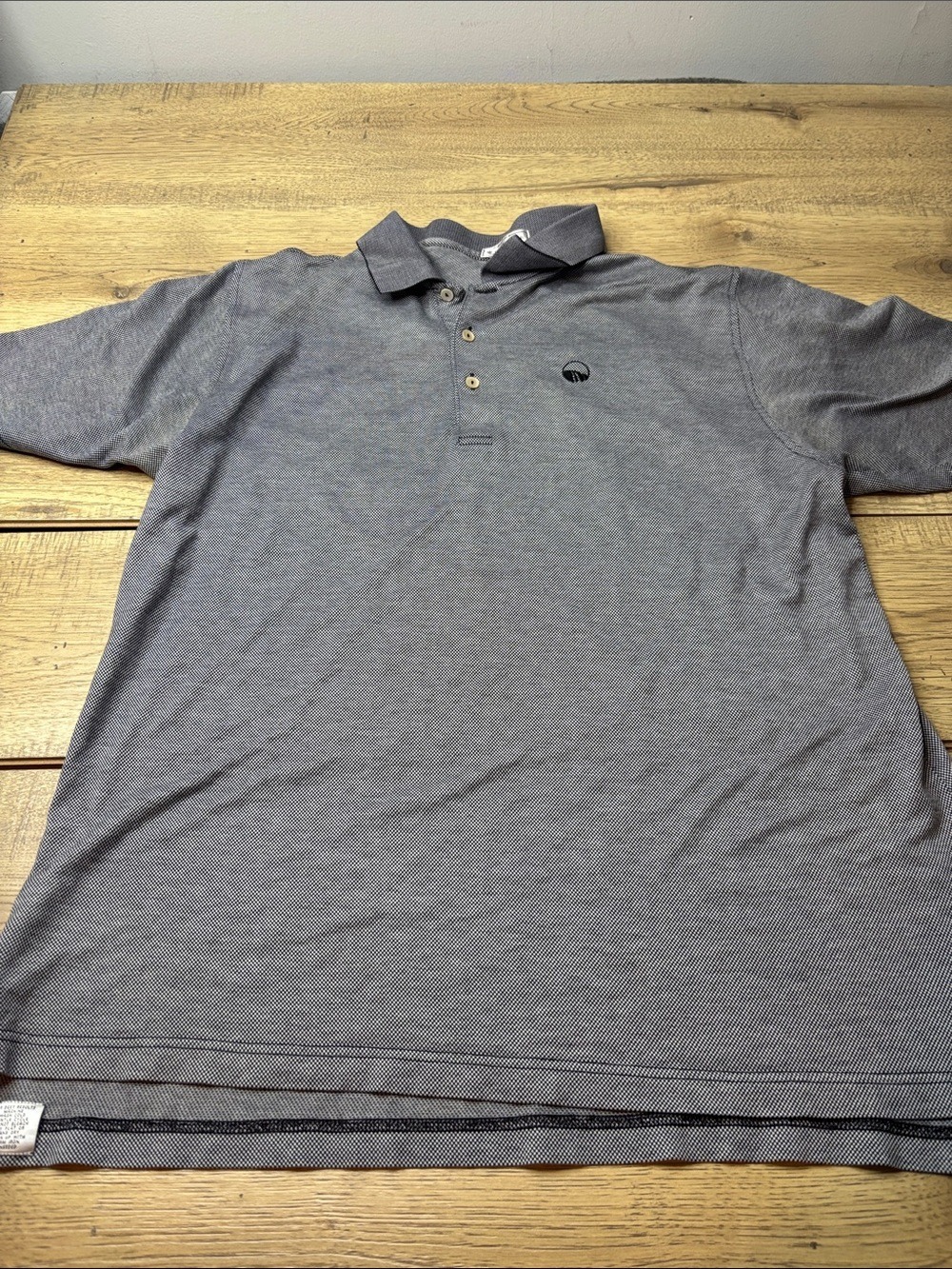 Men’s Peter Millar Houndstooth Print Golf Polo Size XL